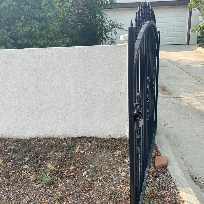 Stucco Fence