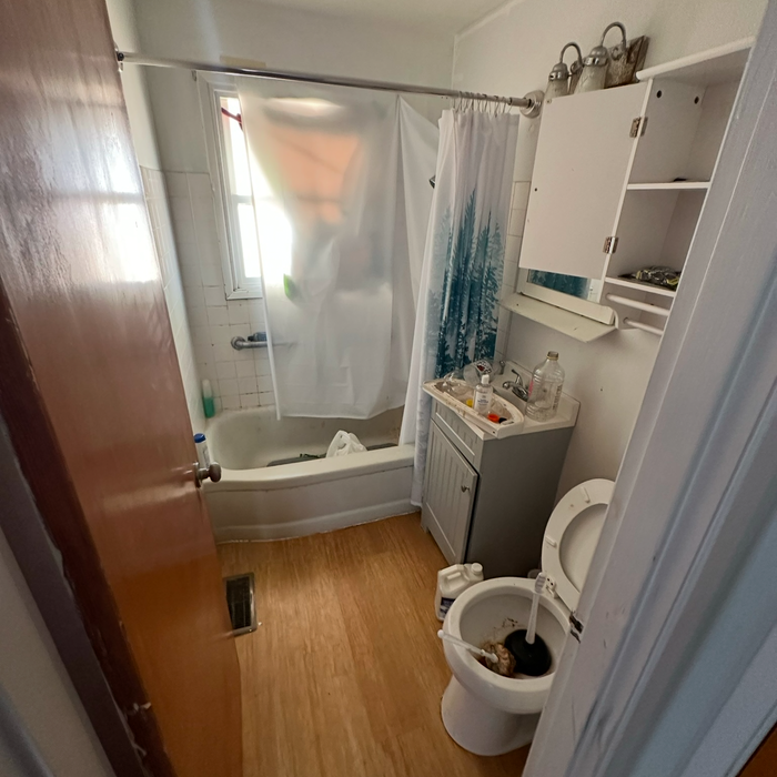 Restroom before