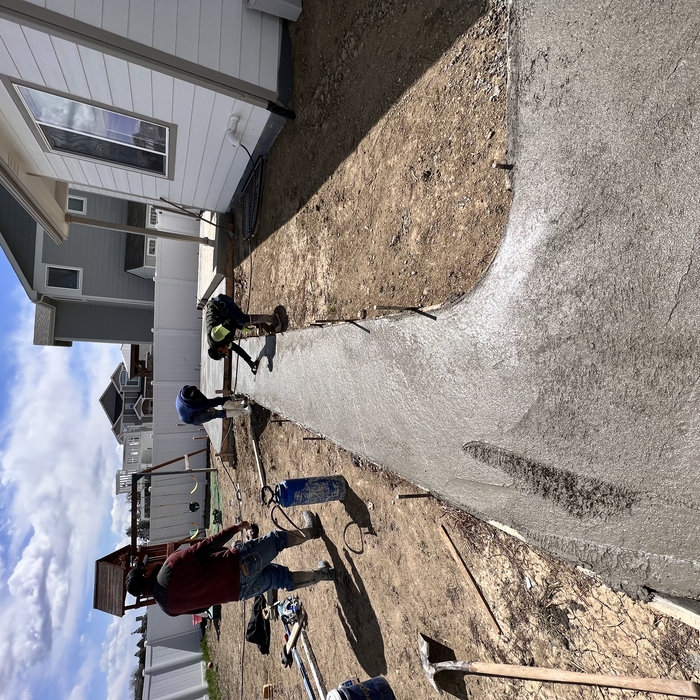 Pre Finish Walkway and Patio