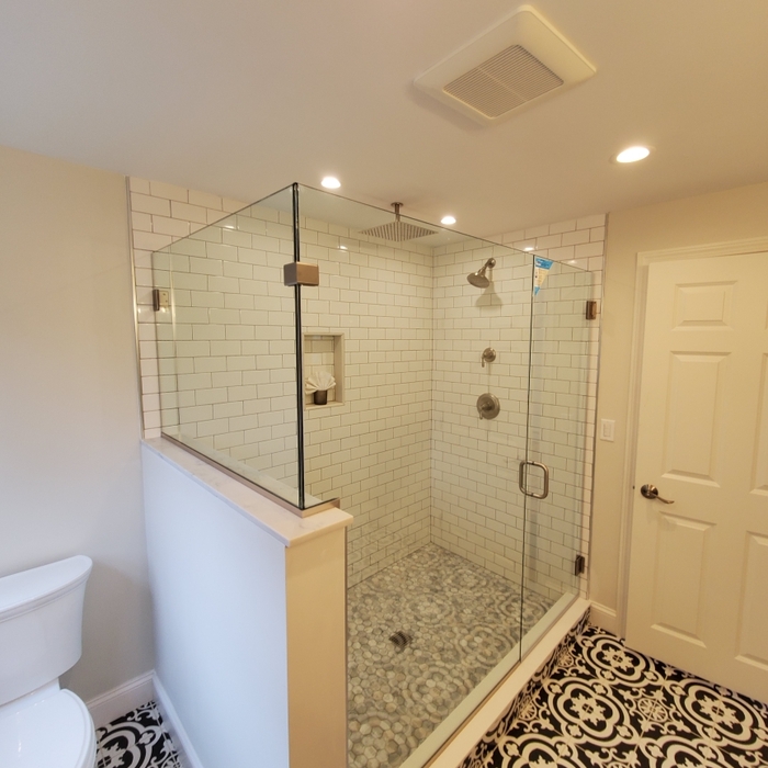 Master shower