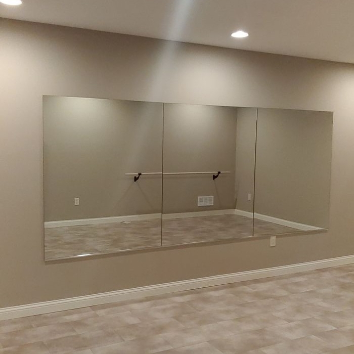 Home Gym Mirrors (After)