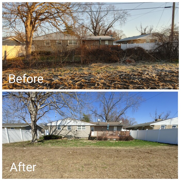 Fence Line Removal and Brush Clean Up