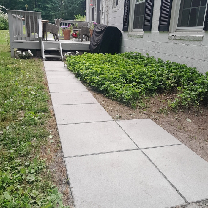 Flagstone walkway