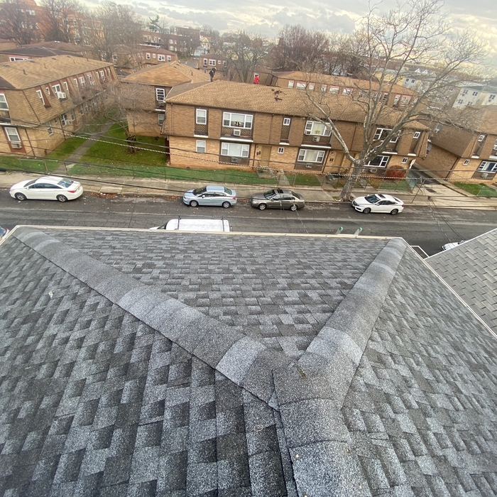 Finnish installing the shingles