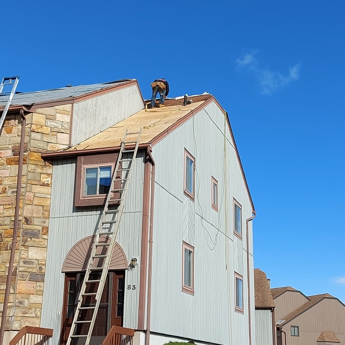 Installing new shingles