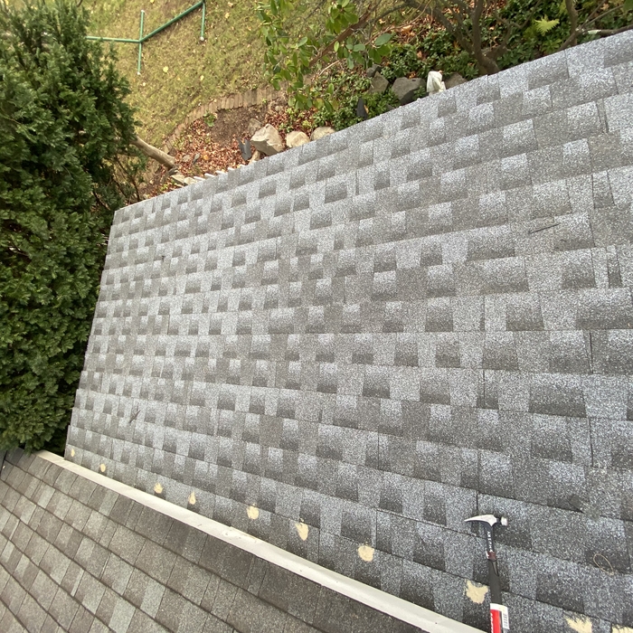 Installing new shingles