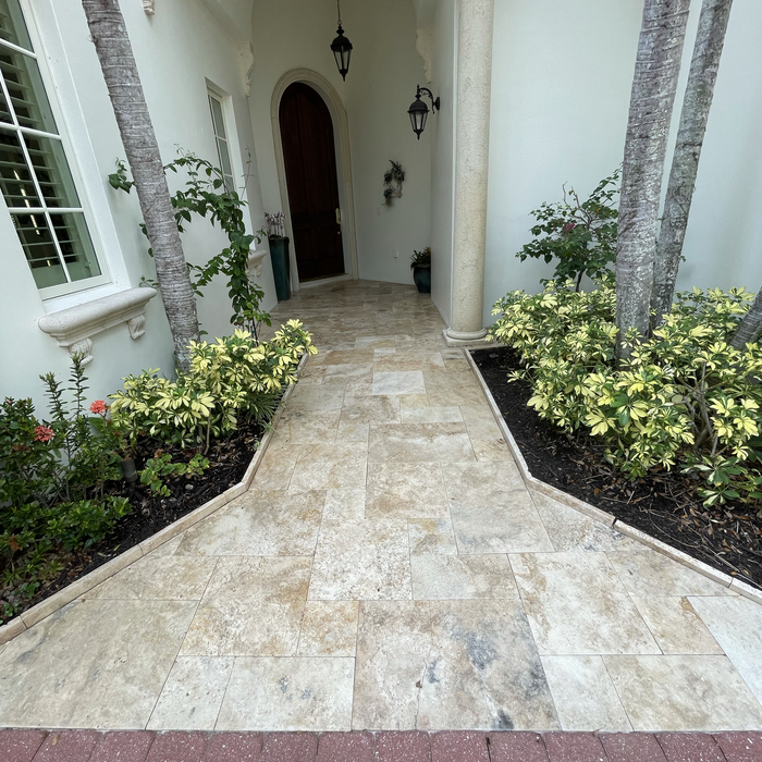 Travertine Walkway
