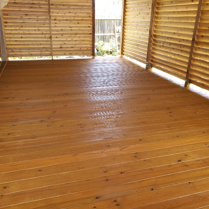 Cedar Deck w/ privacy walls