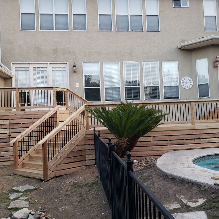 Pool Deck w/ Skirting