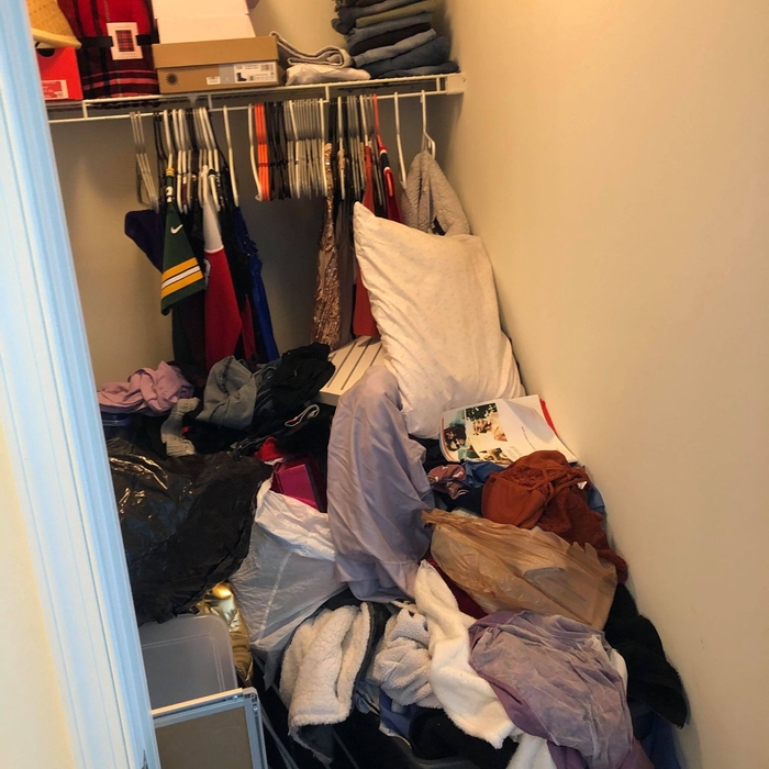 closet organizing