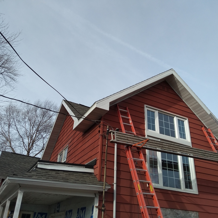 New soffit and fascia
