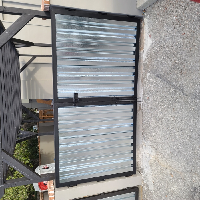 Metal Trash Enclosure