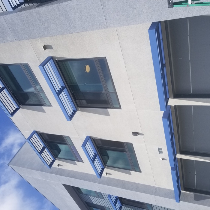 Metal Awnings for New Condo Development