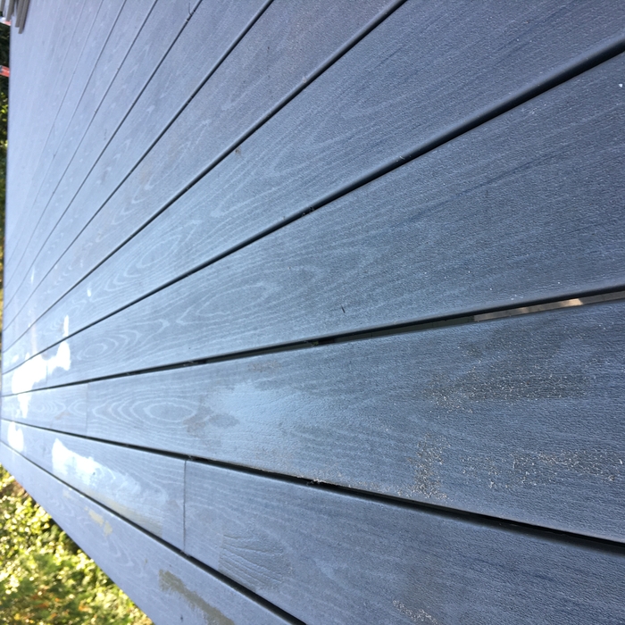 Straight trex  decking