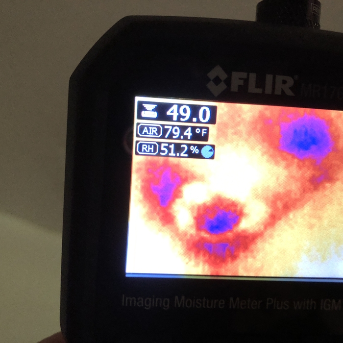 Locate the moisture