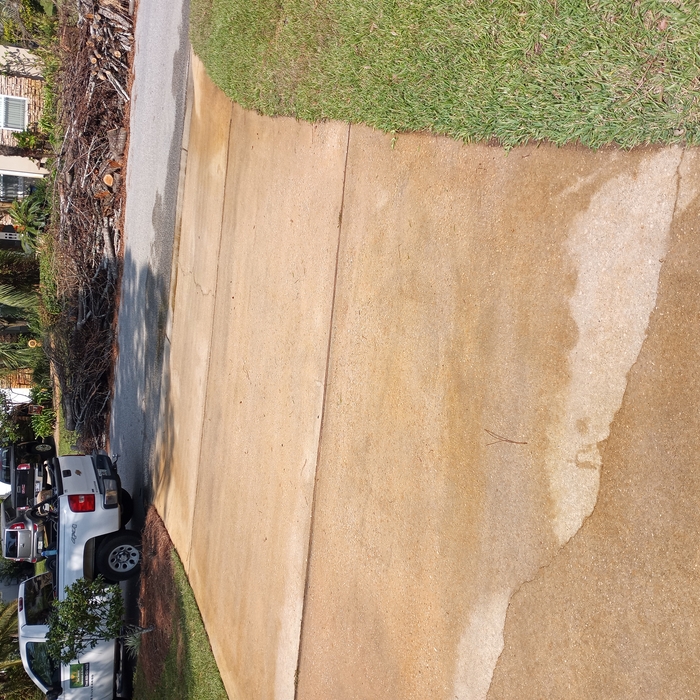 Driveway Powerwashing job