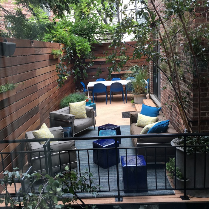 Back Deck Brooklyn Brownstone