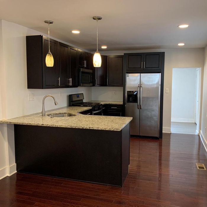 Row home kitchen
