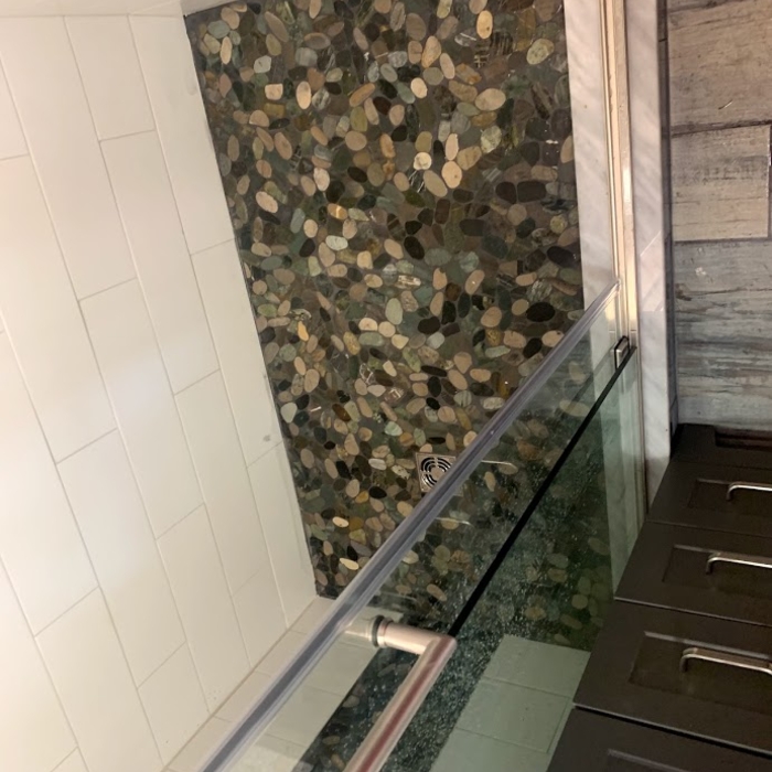 Base and floor with tile