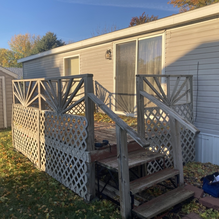 East side deck