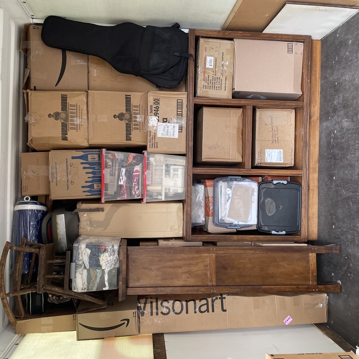 Packed Tight Using Various Sizes of Boxes &amp; To