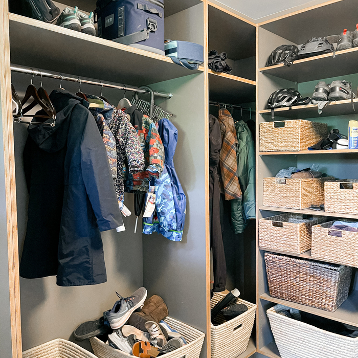 Mud Room Organization