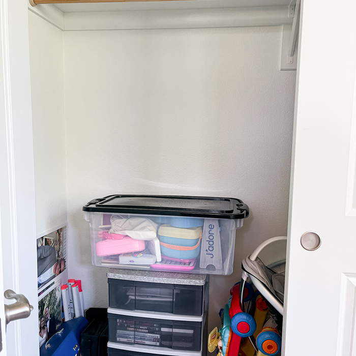 Closet of the Play Room/ Home Office