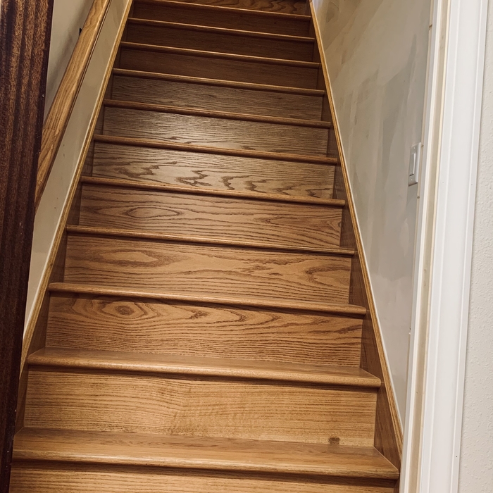 Oak staircase