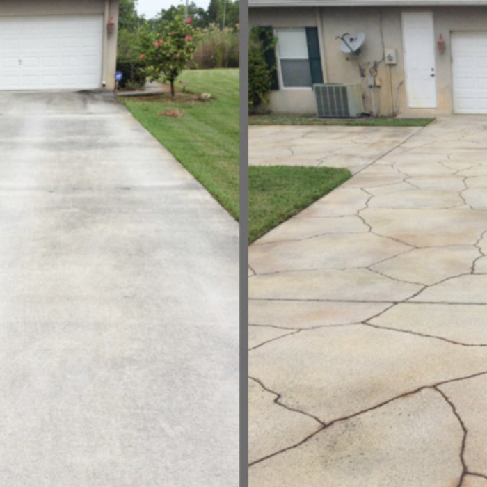 Resurfacing concrete
