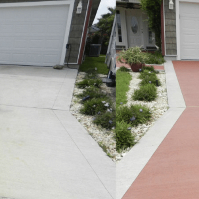 Resurfacing concrete