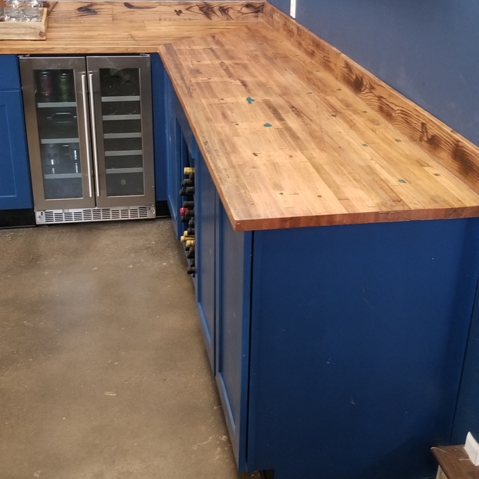 Butcher block countertop