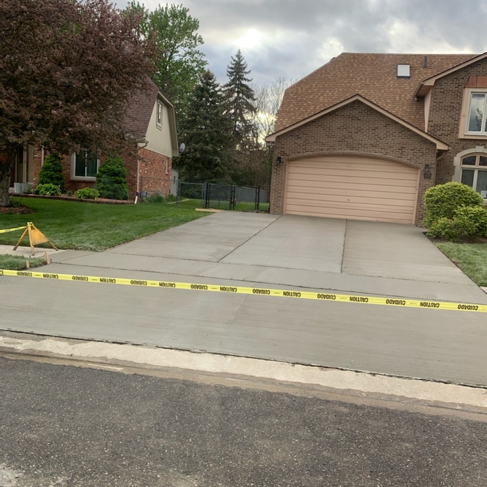 3 sectional driveway