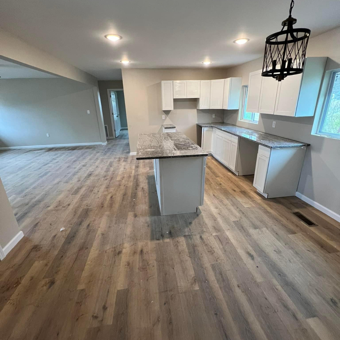 Updated and open concept