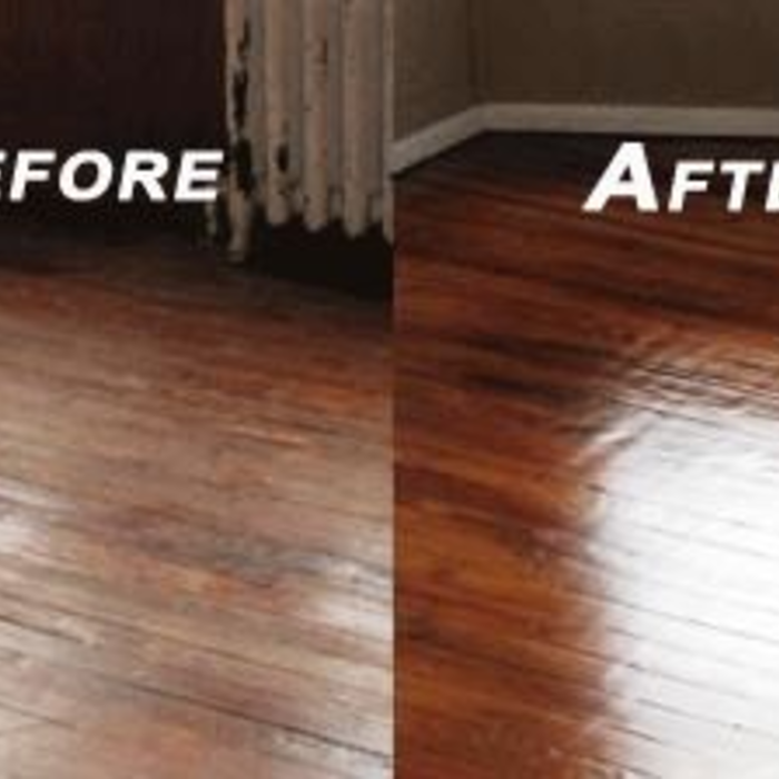 Wood Polish Before and After