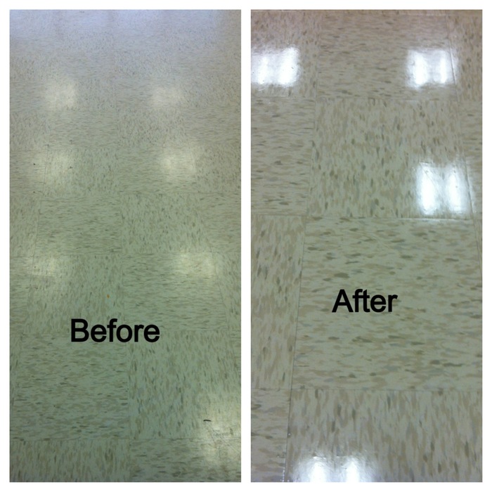Hospital New Floor Waxed