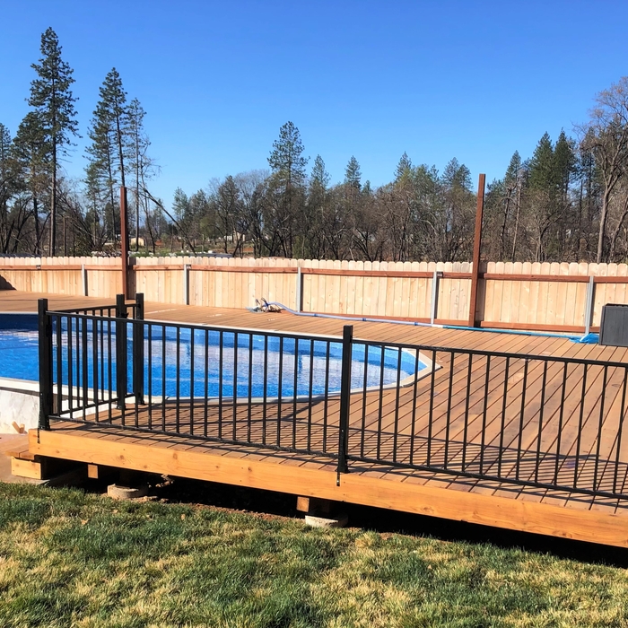 Above Ground Pool Deck
