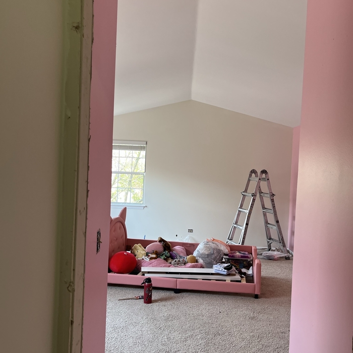 Painted wall , 2 tones