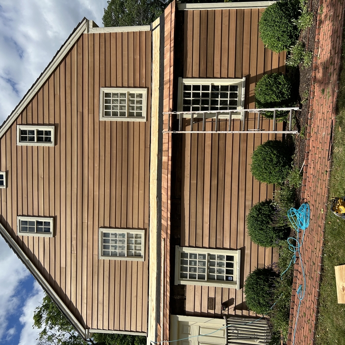 New siding done