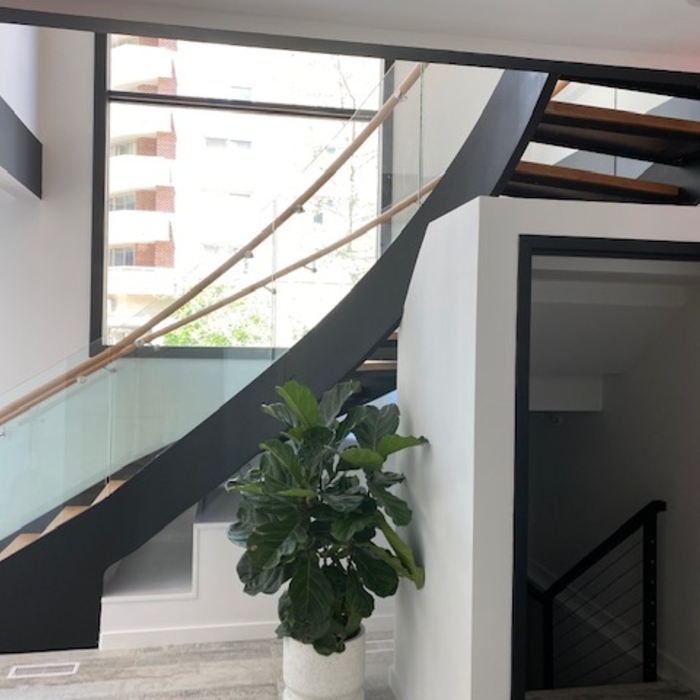Curved Modern Stairs