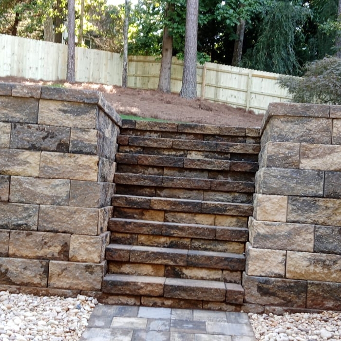 Retaining Wall Installation