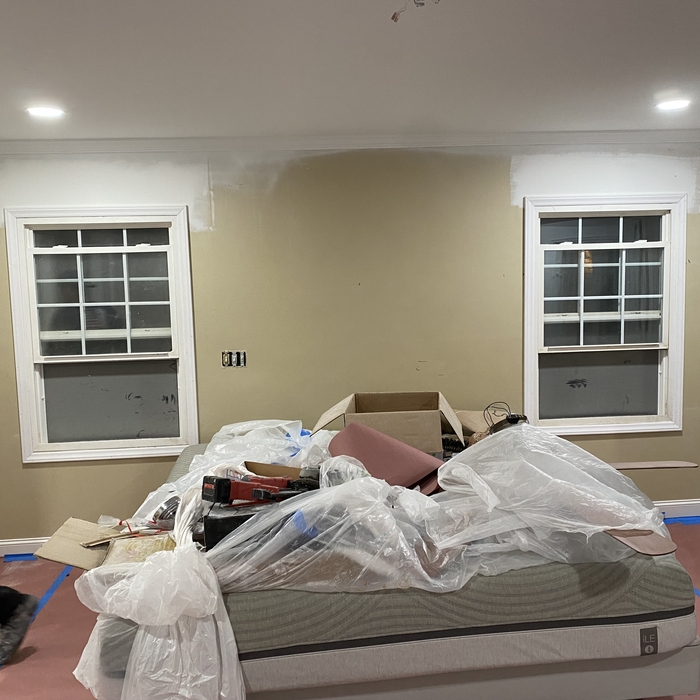 Ceiling painted