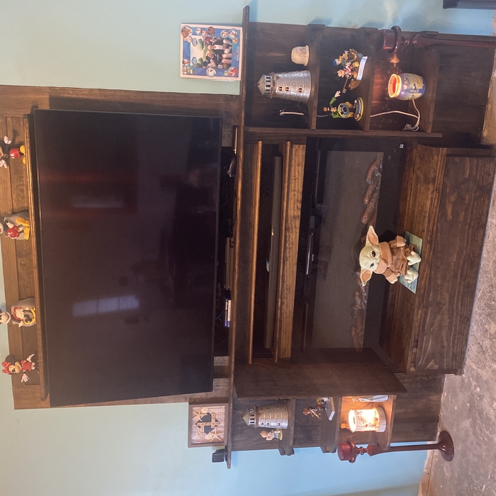 Handmade Stained Entertainment Center