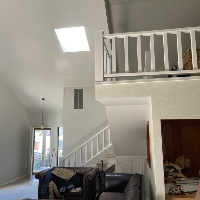 INTERIOR REPAINT, FROM STAIN TO COLOR