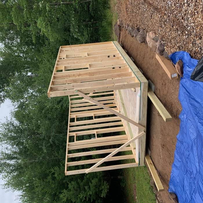 Walls are up