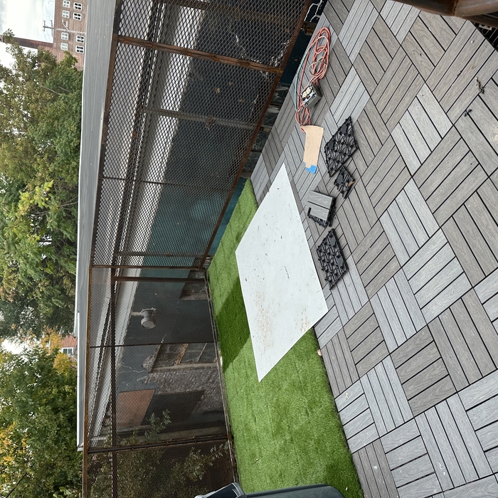 the deck