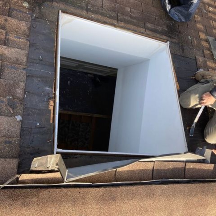 Skylight in progress