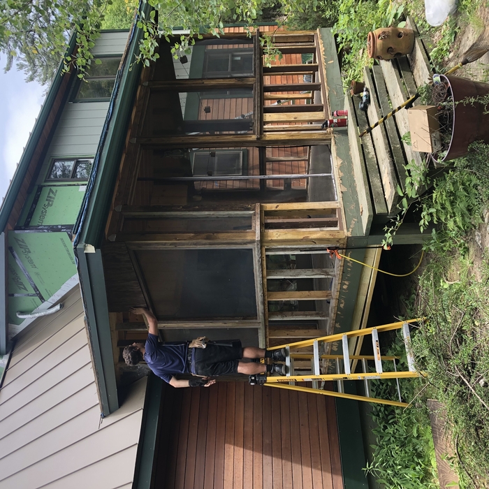 Exterior of Screened in Porch