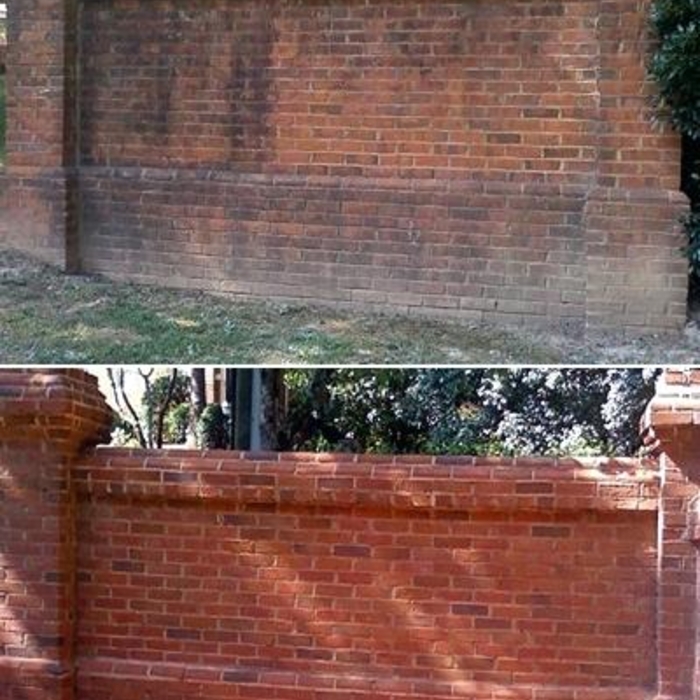 Brick Wall Power Washing