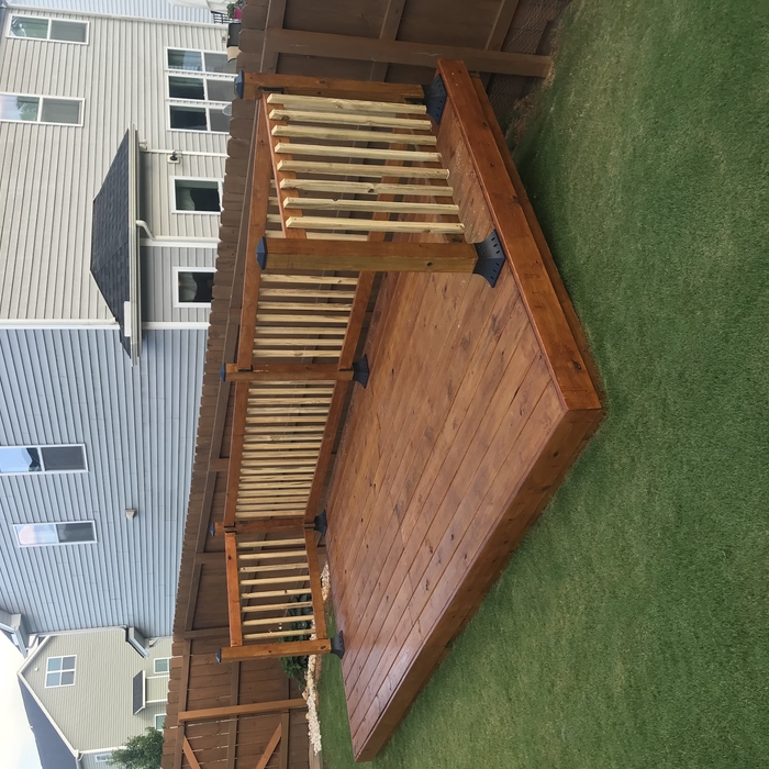 Wood Sun Deck 15 x 7