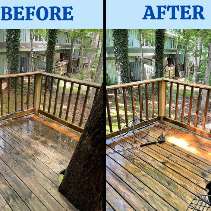 Wooden Deck cleaned by We Blast (1)